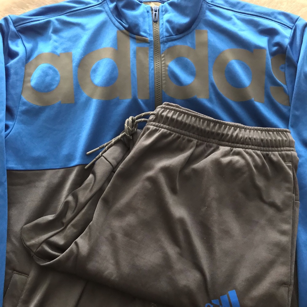 Men’s Adidas Track Suit Blue